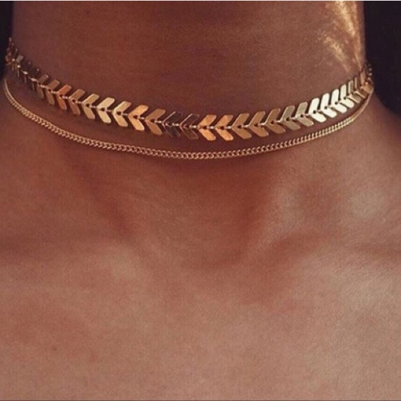 Jewelry - 🌟Double Layer Trendy Choker Aircraft Necklace🌟
